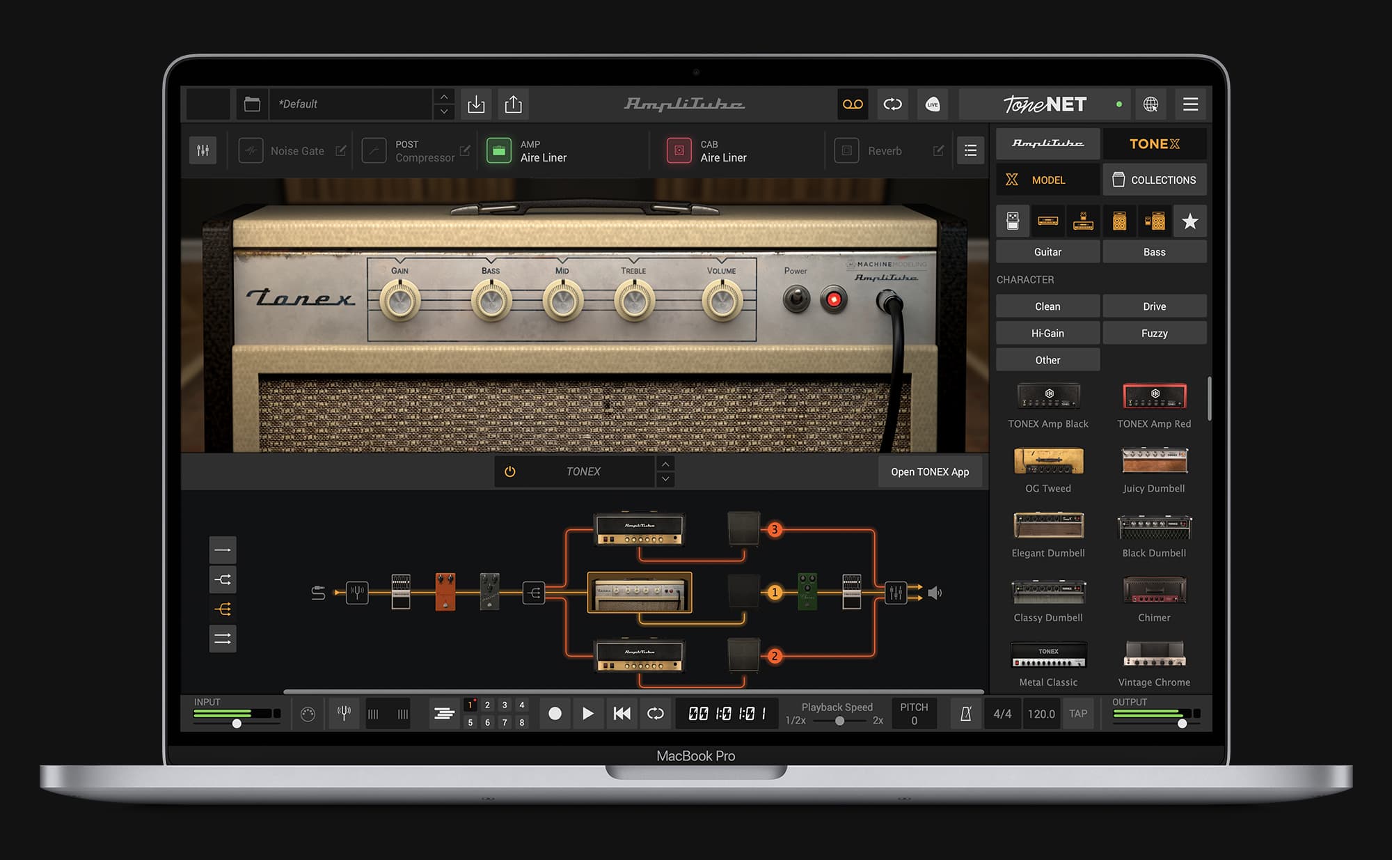 TONEX in AmpliTube